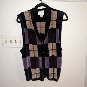 Christopher and Banks Chenille Vest